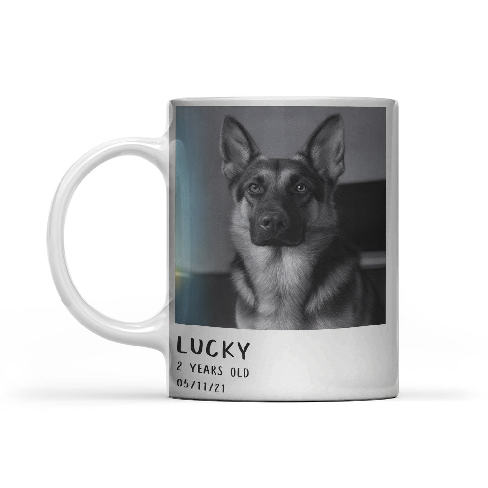 Custom Photo Polaroid Film Mug Gift For Dog Lovers