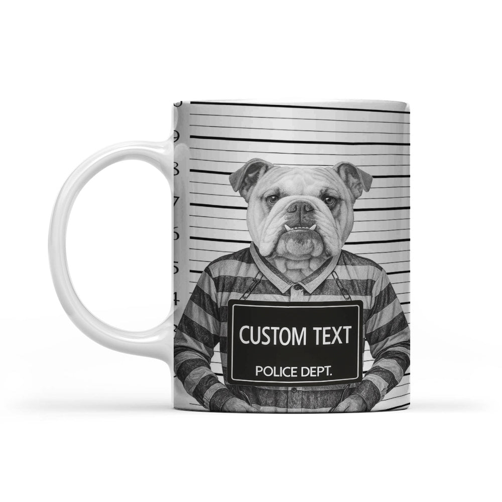 Custom Photo Dog Wanted By Pawlice Mug _ Gifts For Dog Lovers
