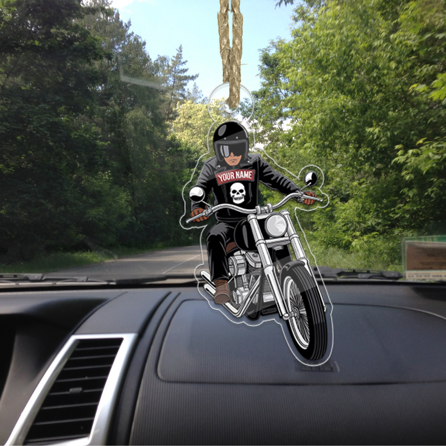Personalized Name Biker Sport Lover 1 Acrylic Ornament Christmas Gift