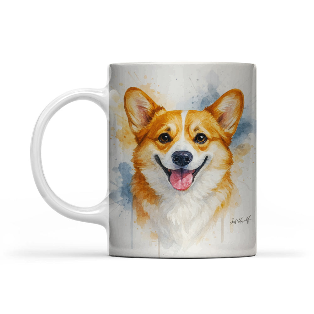 Custom Photo Dog Watercolor Artwork