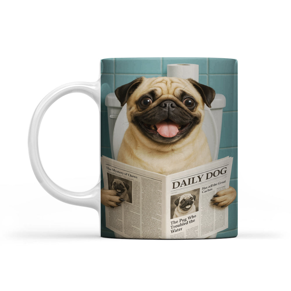 Custom Photo Dog Toilet Bathroom