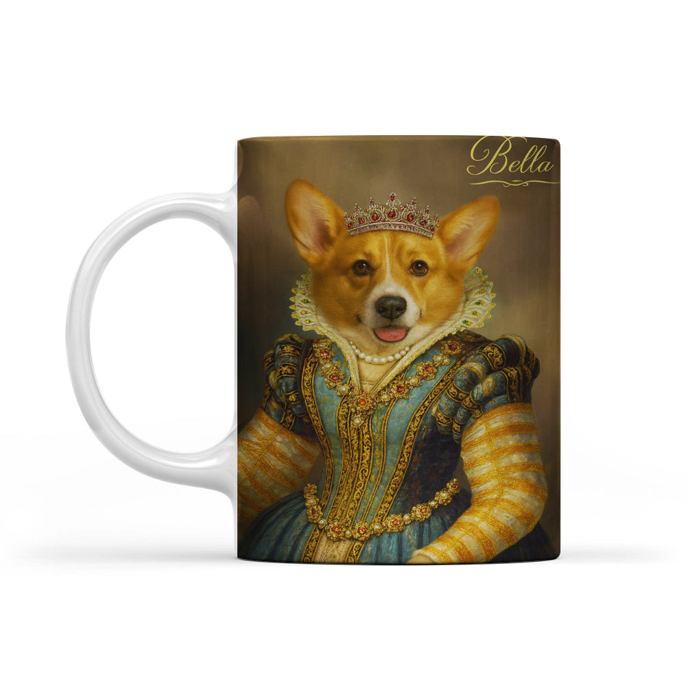 Custom Photo Sapphire Queen Dog Mug Gift For Dog Lovers