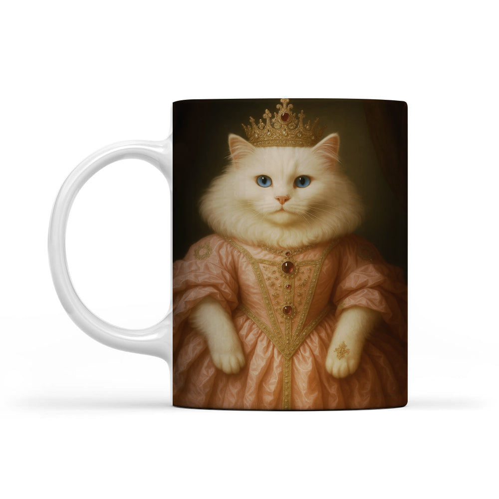 Custom Cat Queen Royal Mug