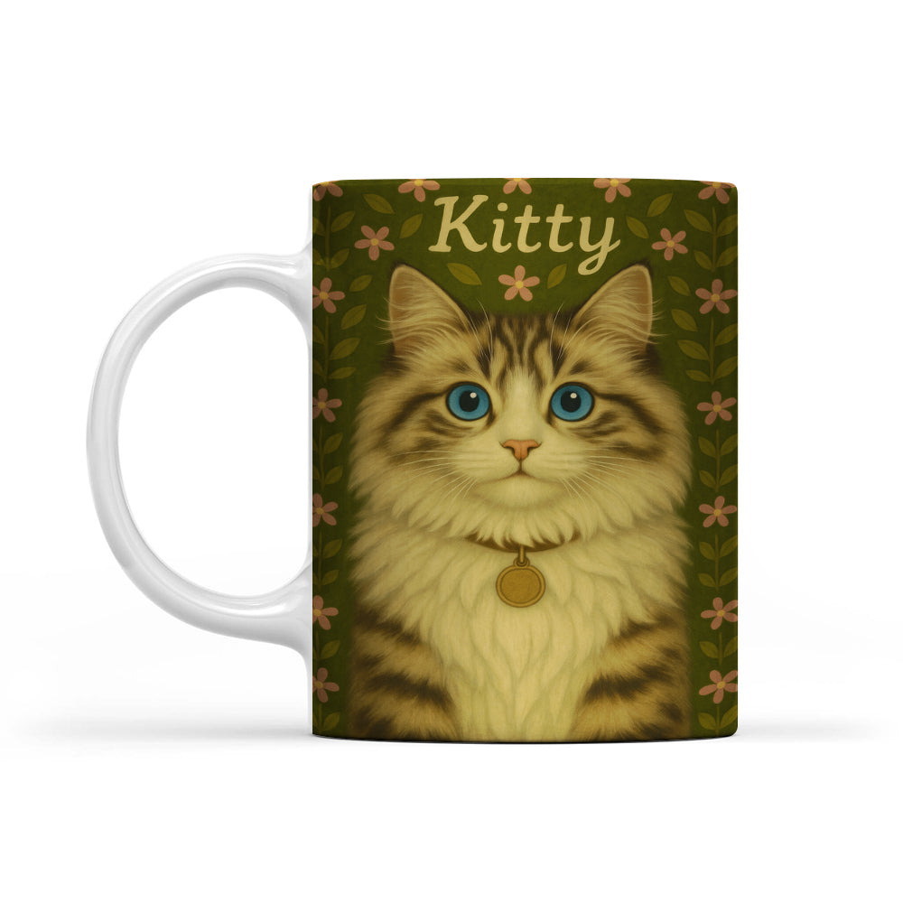 Custom Cat Portraits From Photo From Photo Mug
