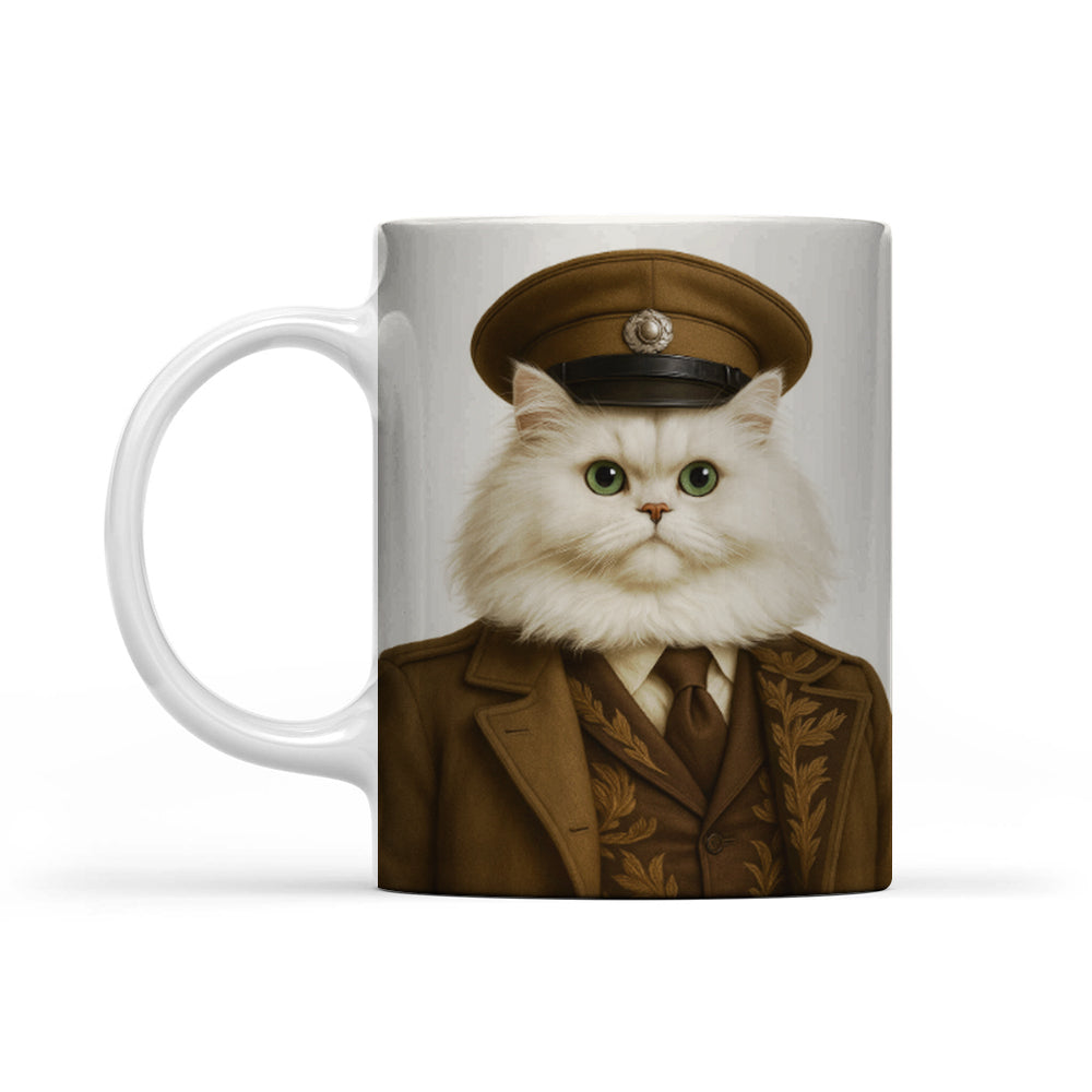 Custom Photo Captain Cat Canvas