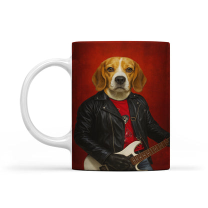 Custom Photo Guitarist Dog Mug Gift For Dog