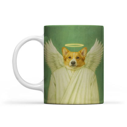 Custom Photo Angel Dog Mug Memorial Gift For Dog