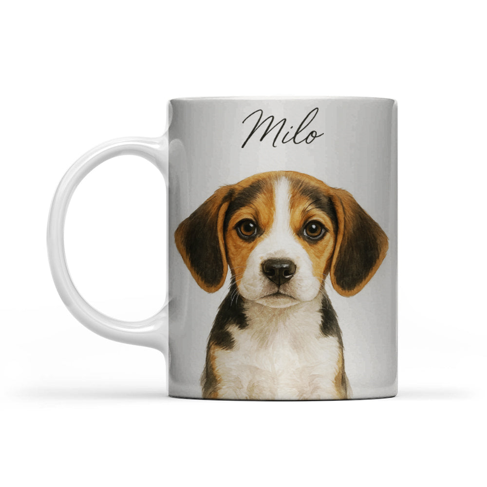 Custom Dog Portraint And With Name