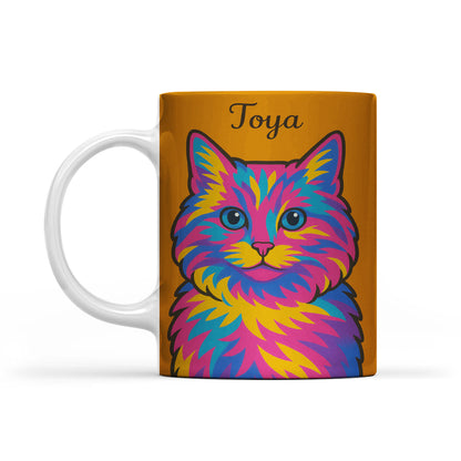 Custom Photo Minimalist Cat MugGift For Cat Lovers