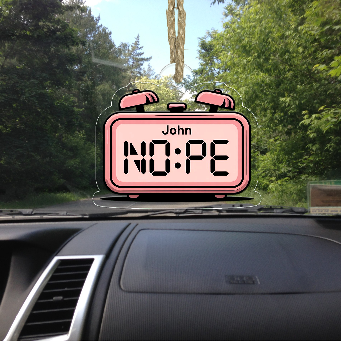 Personalized Nope Alarm Clock Ornament, Christmas Decor, Christmas Tree Decoration, Funny Ornament, Gift For Friends