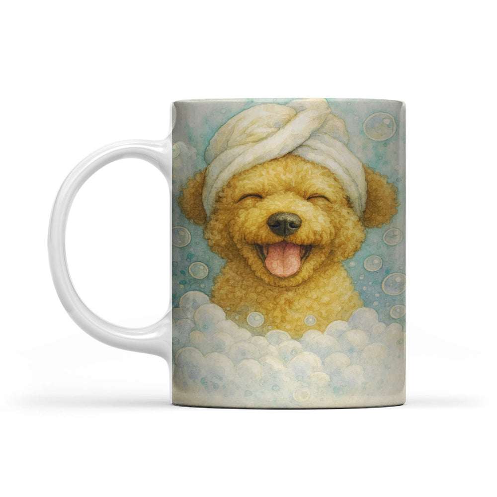 Custom Dog Potrait In Bathroom Mug