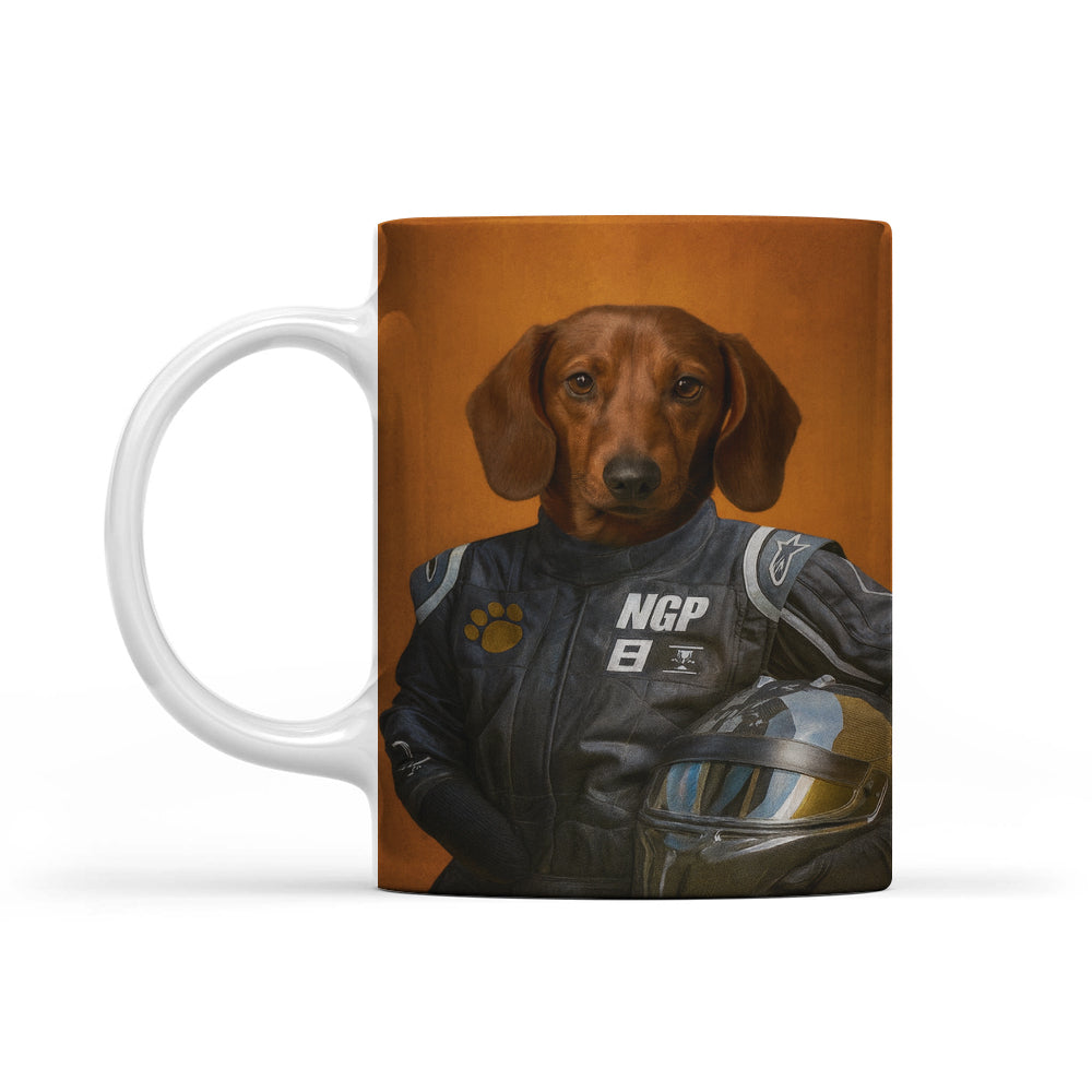 Custom Photo Dog Racer Mug Gift For Dog Lovers