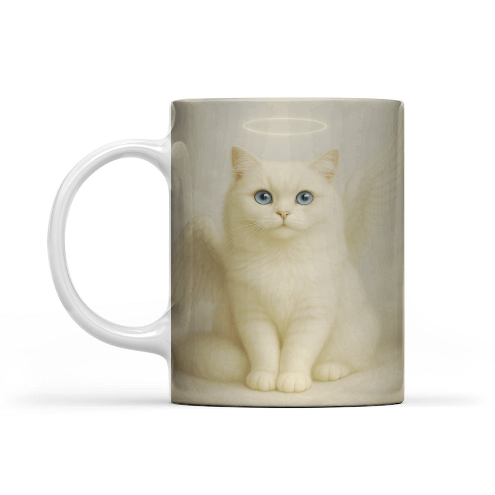 Custom Photo Cat Angel In Heaven _ Gifts For Cat Lovers