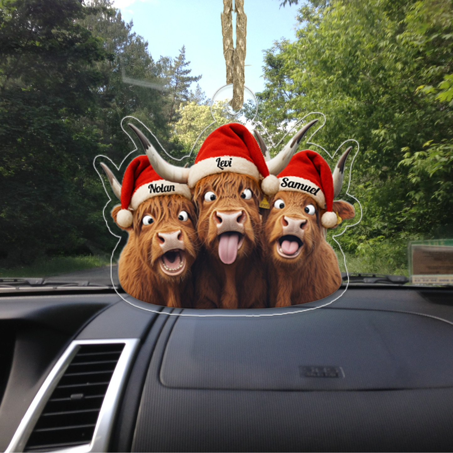 Custom Name Funny Highland Cow
