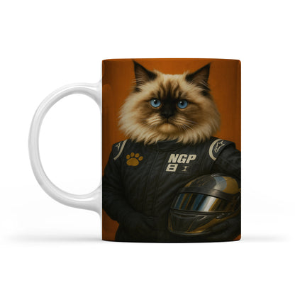 Custom Photo Cat Racer MugGift For Cat Lovers
