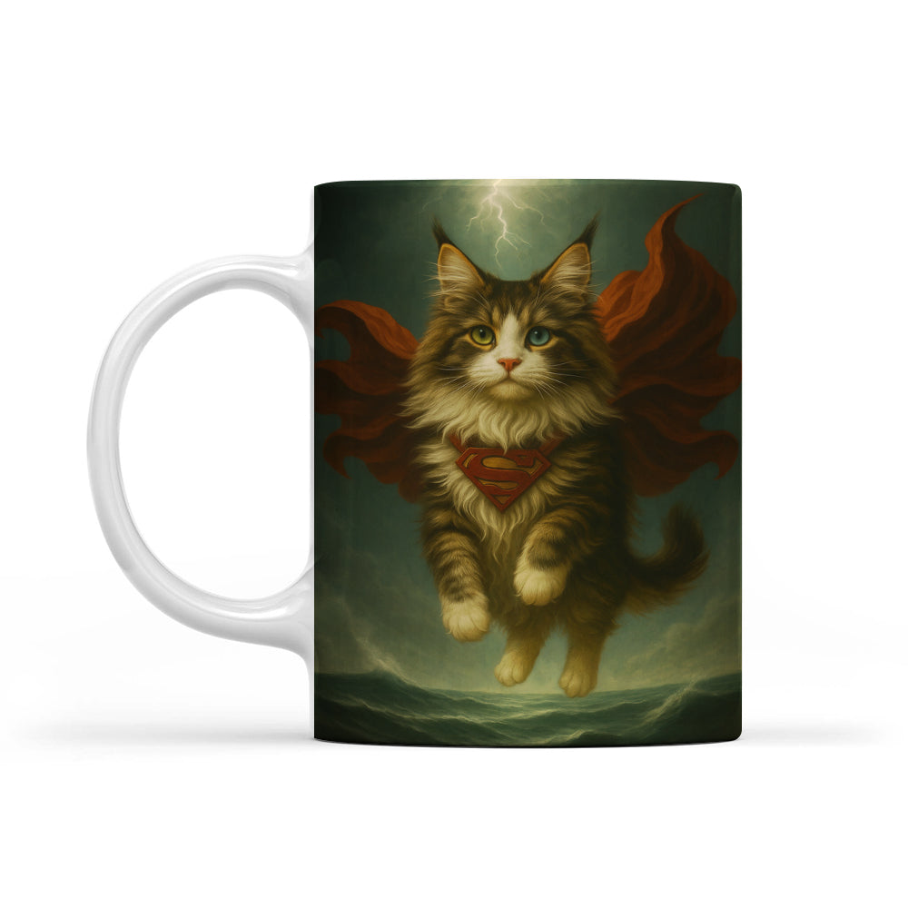 Custom Photo Cat Hero Mug