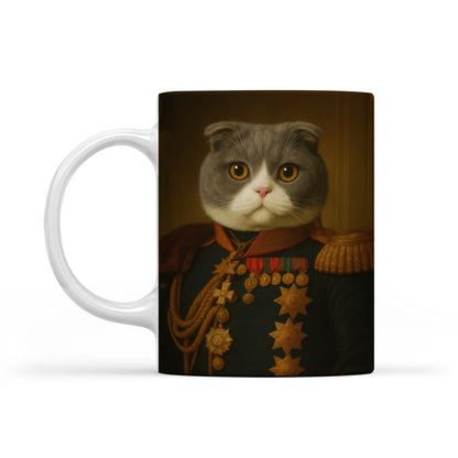 Custom Photo Cat Royal King Mug _ Gift For Cat Lovers