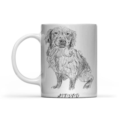 Custom Photo Dog Pencil Art