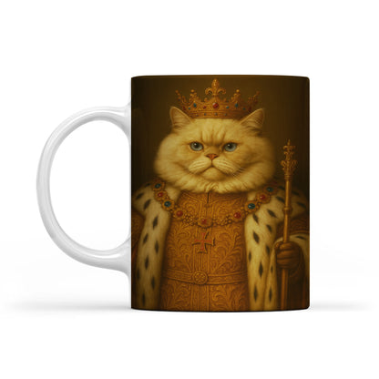 Custom Photo Cat King Royal Mug _ Gift For Cat Lovers