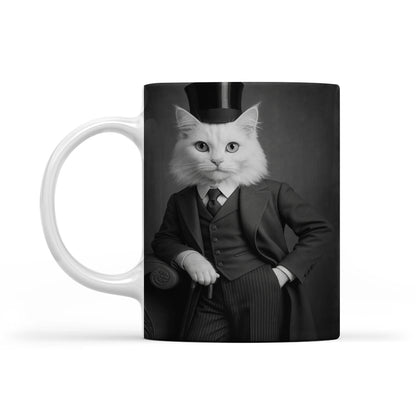 Custom Photo Gentleman Cat Gift For Cat Lovers