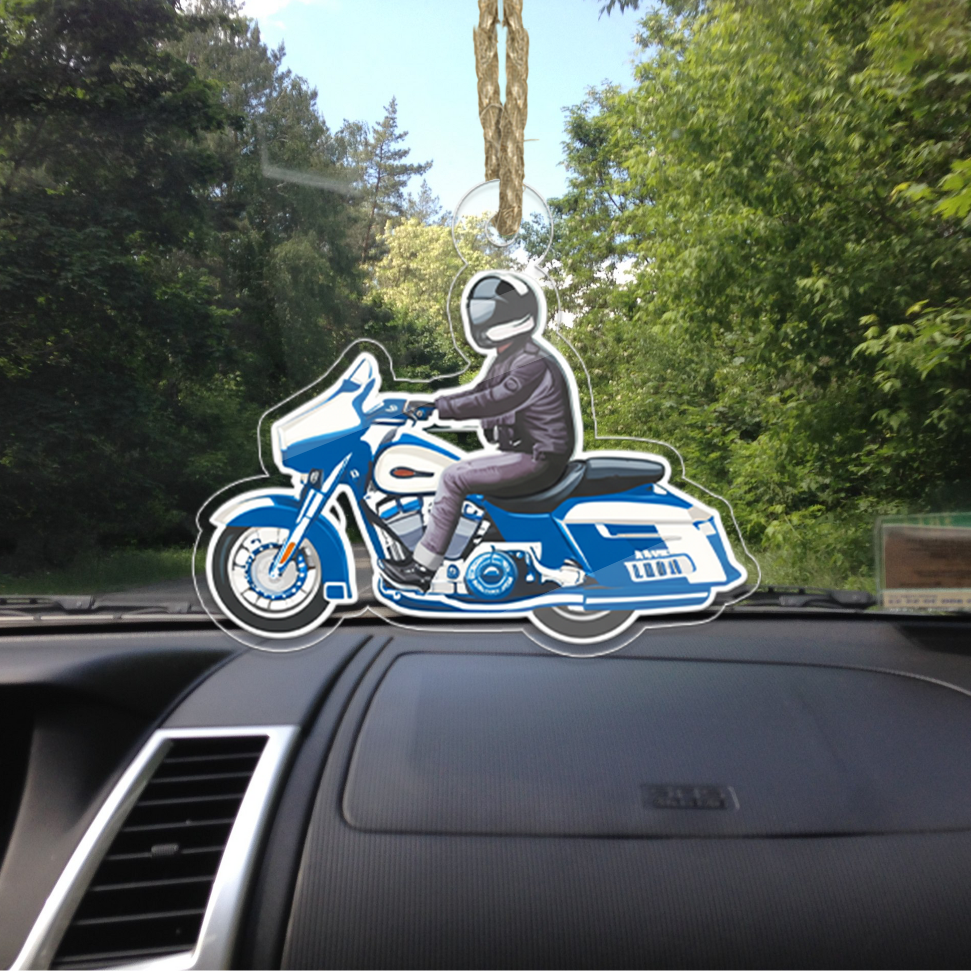 Personalized Biker Street Glide Motorcycle Christmas 2 Acrylic Ornament Christmas Gift