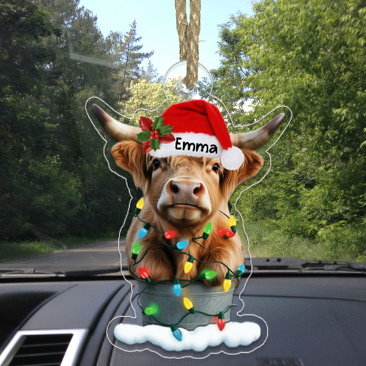 Highland Cow Christmas Tree