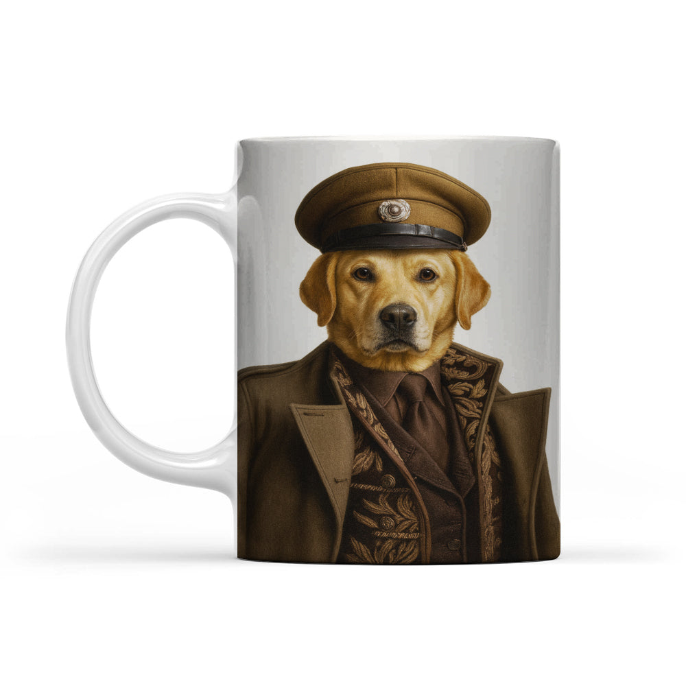 Custom Photo Captain Dog Mug