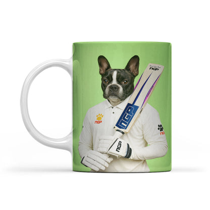 Custom Photo Cricketer Dog Mug Gift For Dog Lovers