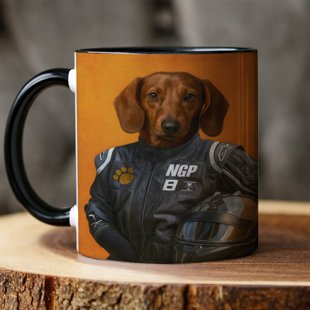 Custom Photo Dog Racer Mug Gift For Dog Lovers
