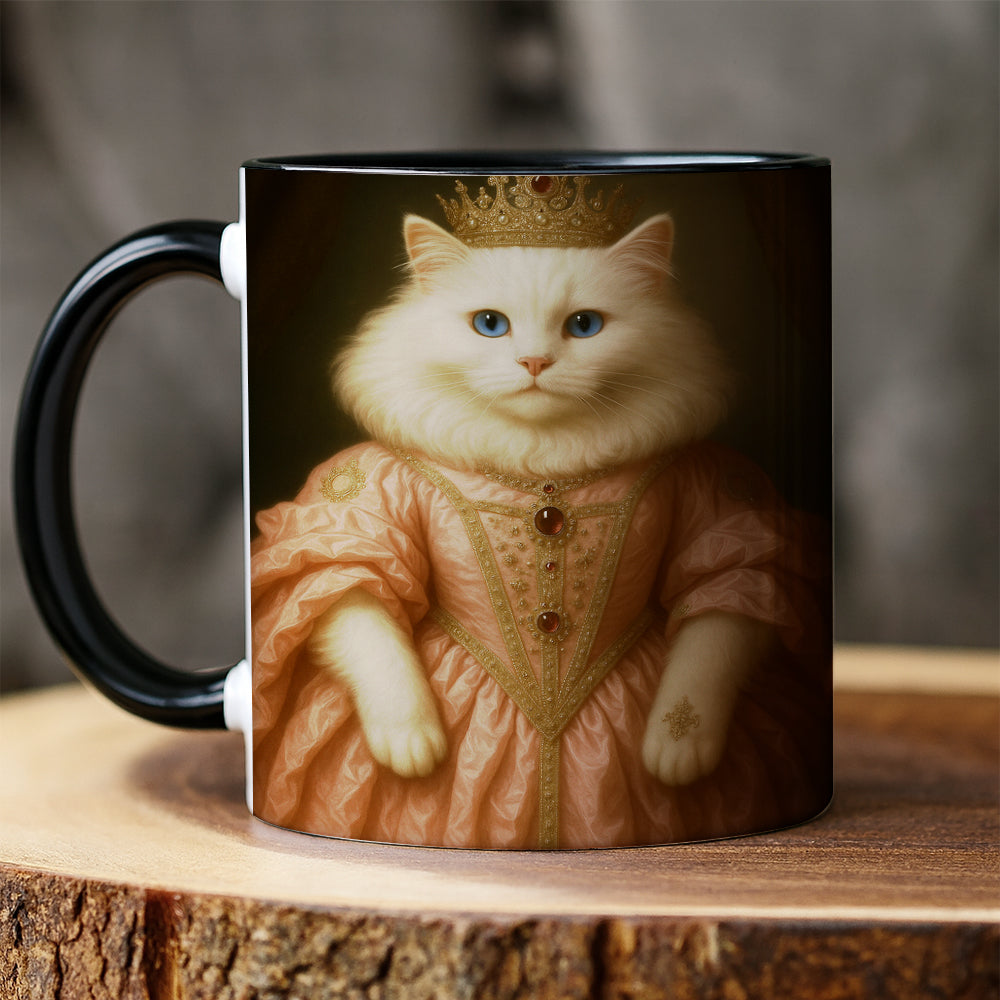 Custom Cat Queen Royal Mug