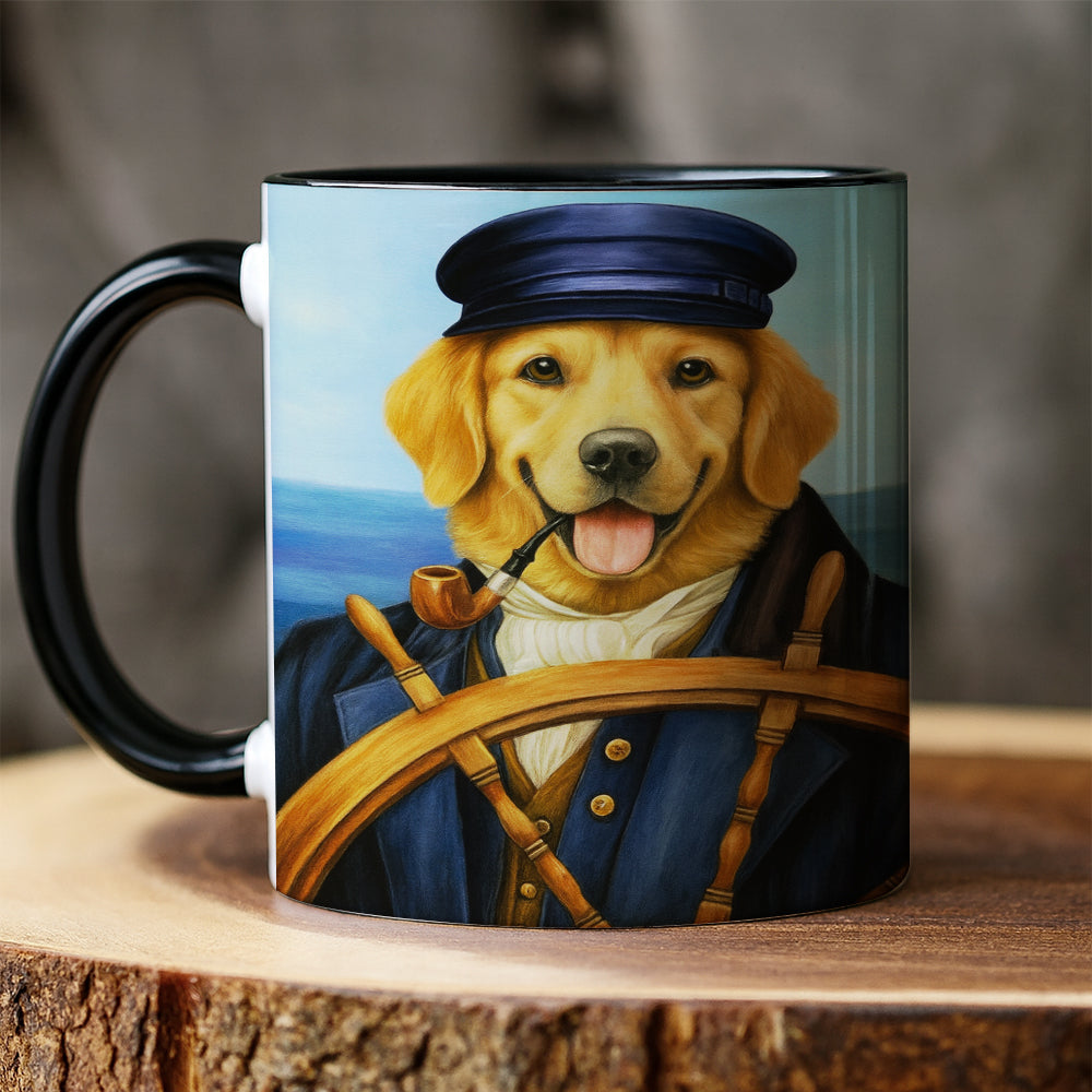 Custom Photo Sailor Dog Mug Gift For Dog Lovers