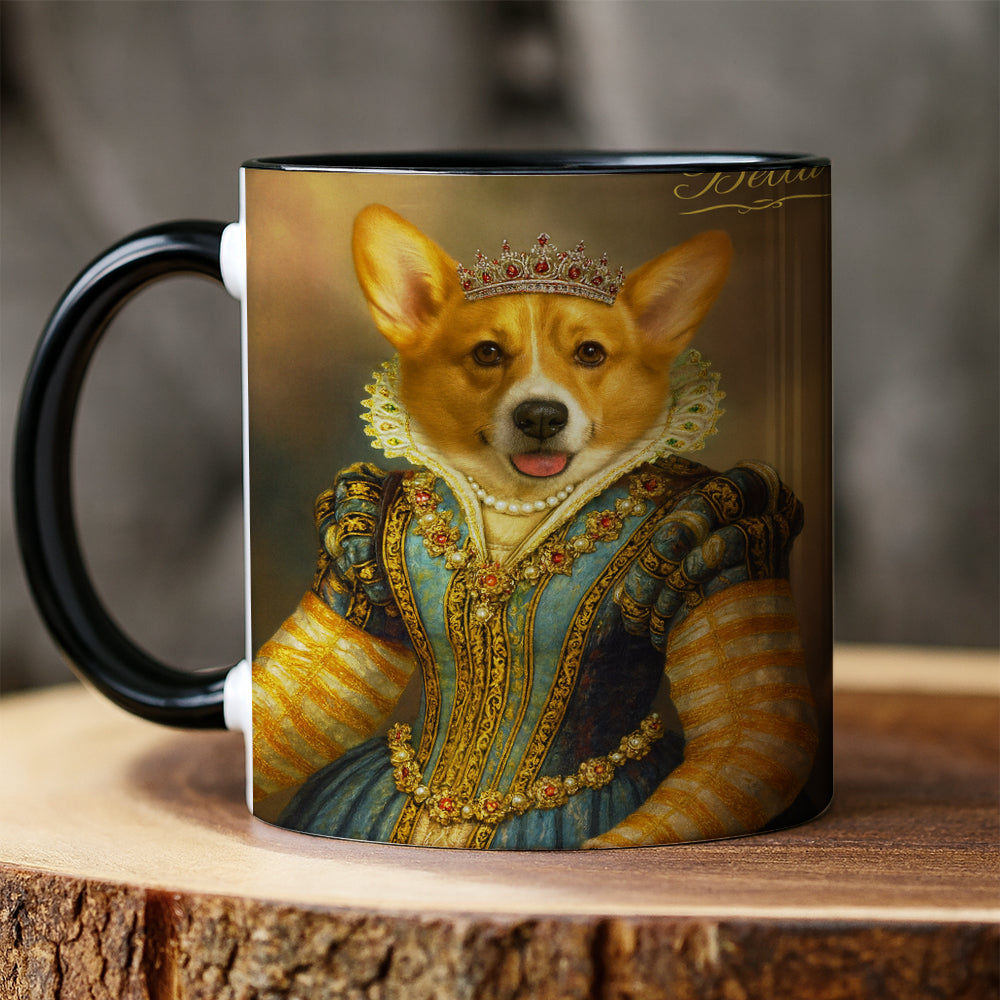 Custom Photo Sapphire Queen Dog Mug Gift For Dog Lovers