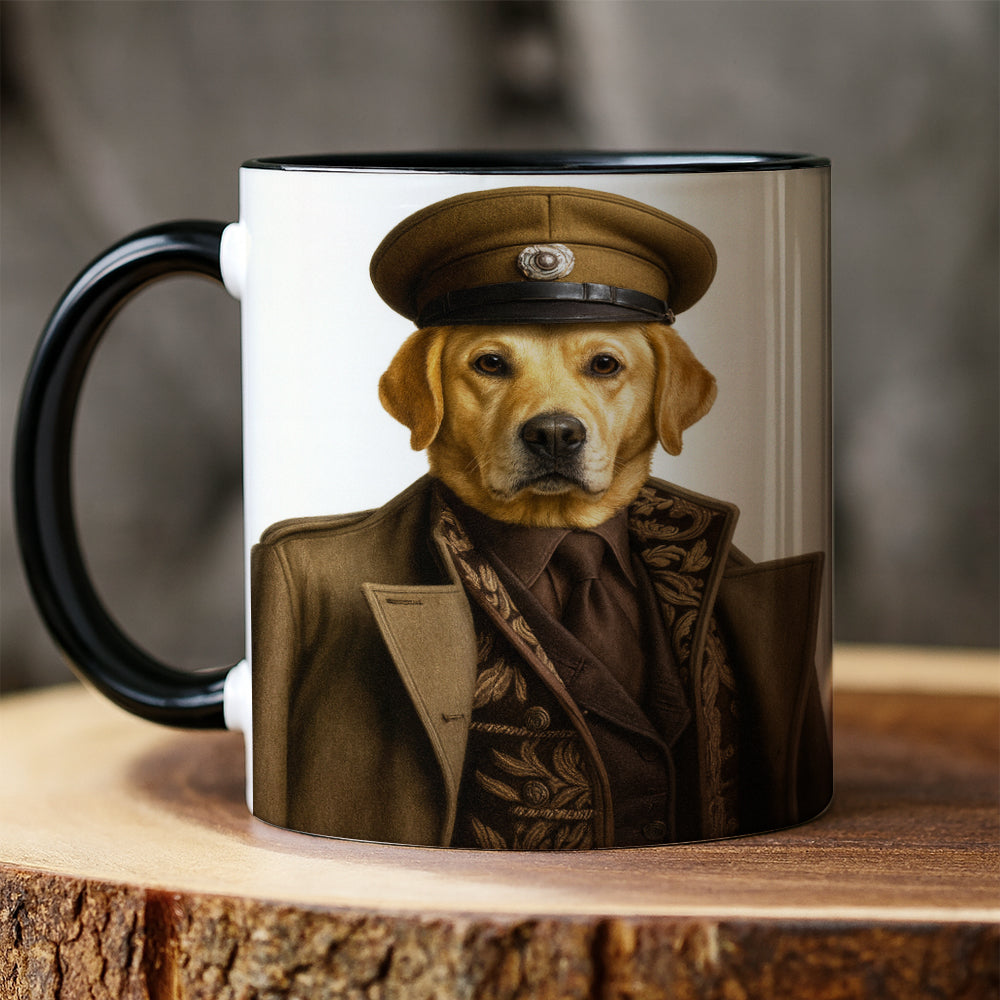 Custom Photo Captain Dog Mug