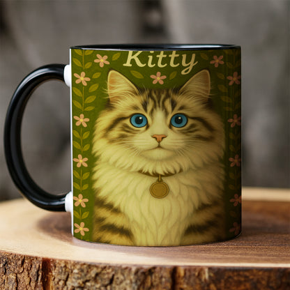 Custom Cat Portraits From Photo From Photo Mug