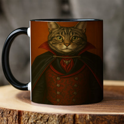 Custom Photo Vampire Cat MugGift For Cat Lovers