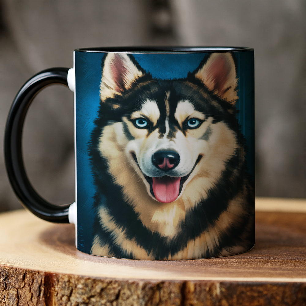 Custom Dog Deep Blue