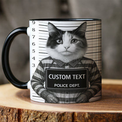 Custom Photo Cat Wanted By Pawlice Mug _ Gifts For Cat Lovers