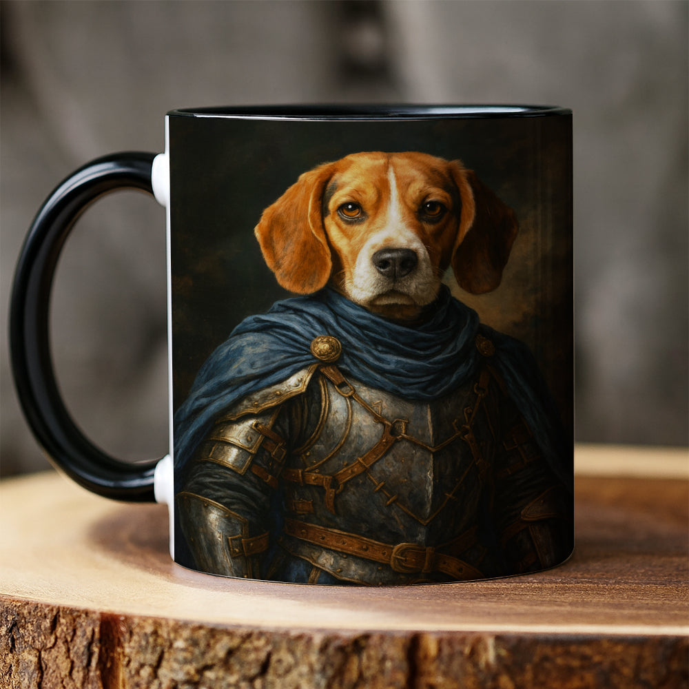 Custom Dog Photo Viking Mug _ Gift For Dog Lovers