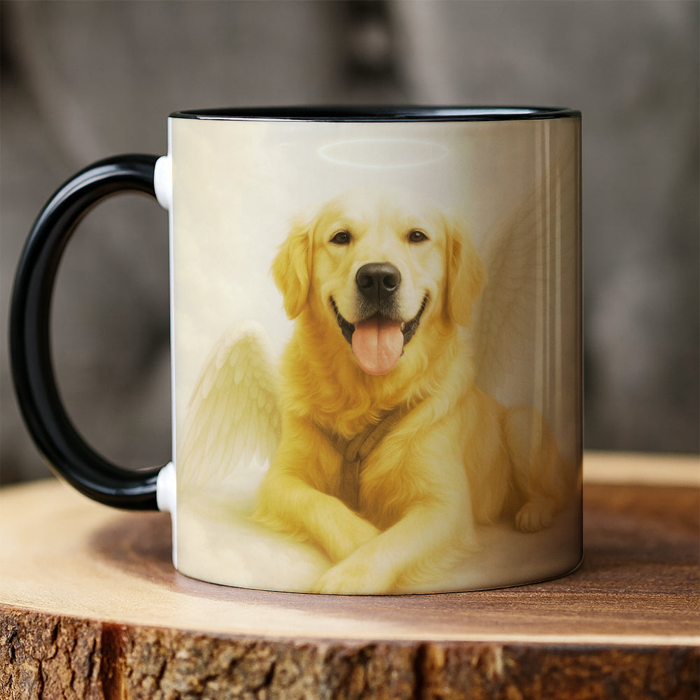 Custom Photo Dog Angel In Heaven _ Gifts For Dog Lovers