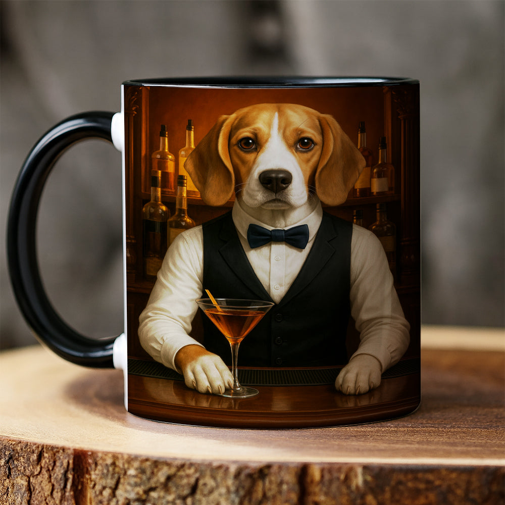 Personalized Dog Portrait Bartender
