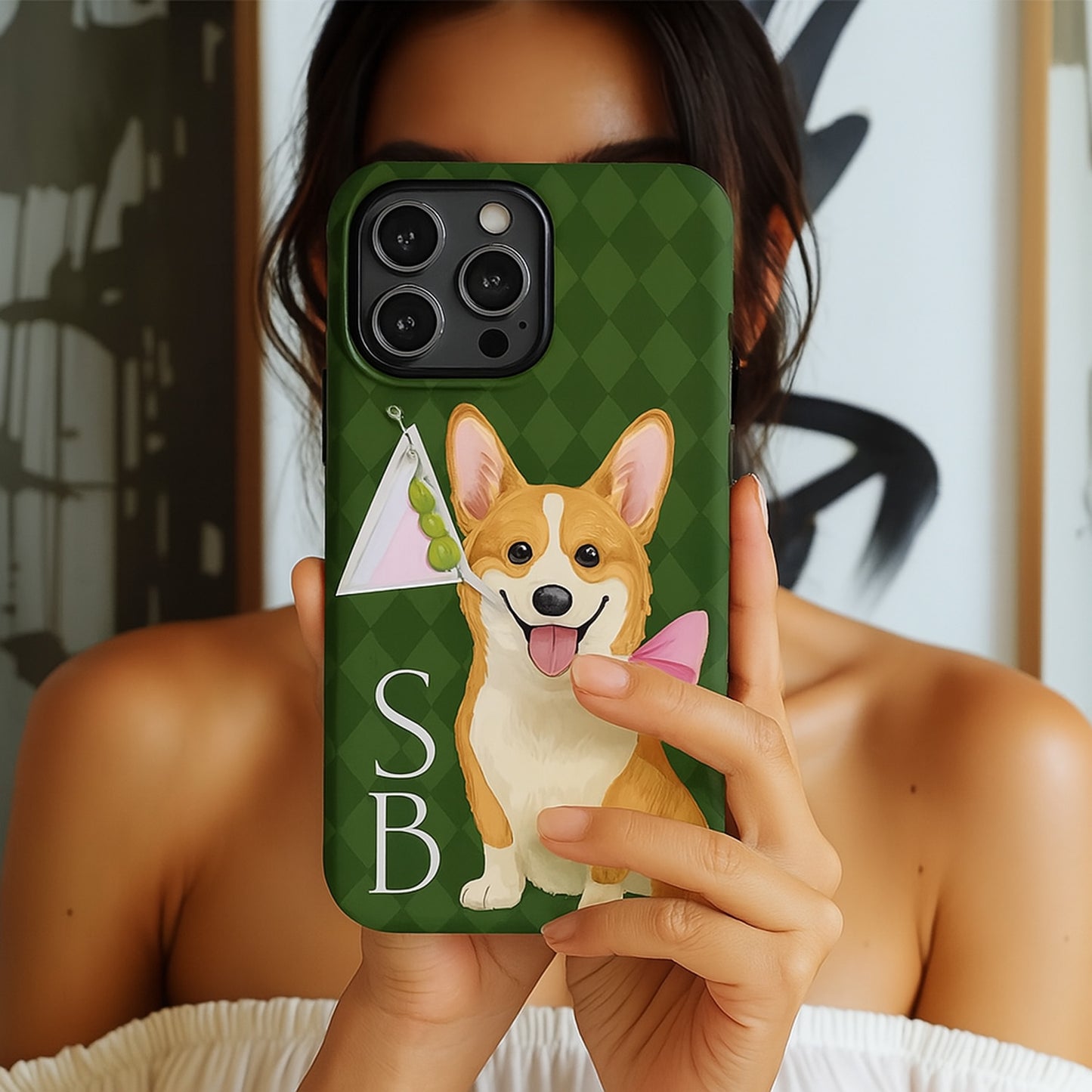 Custom Pet Picture Phone Case – Personalized Dog Lover Gift, Animal Memorial Phone Cover Pet Memorial, Animal Lovers