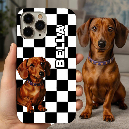 Custom Pet Phone Case – Custom Photo Cat And Dog Case - Personalized Pet Photo Gift THUC997