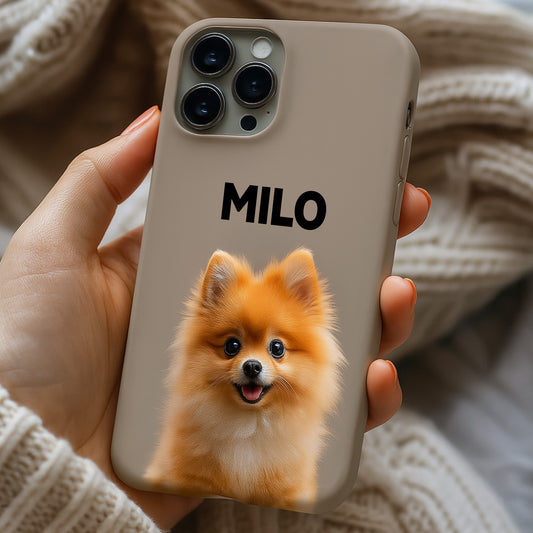 Custom Photo Dog Case – Personalized Photo Phone Case, Pet Memorial Gift, Animal Lover AccessoriesTHUC99