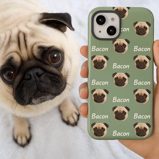 Custom Pet Phone Case – Upload Pet Photo, Personalized Phone Cover for Pet Owners THUC994