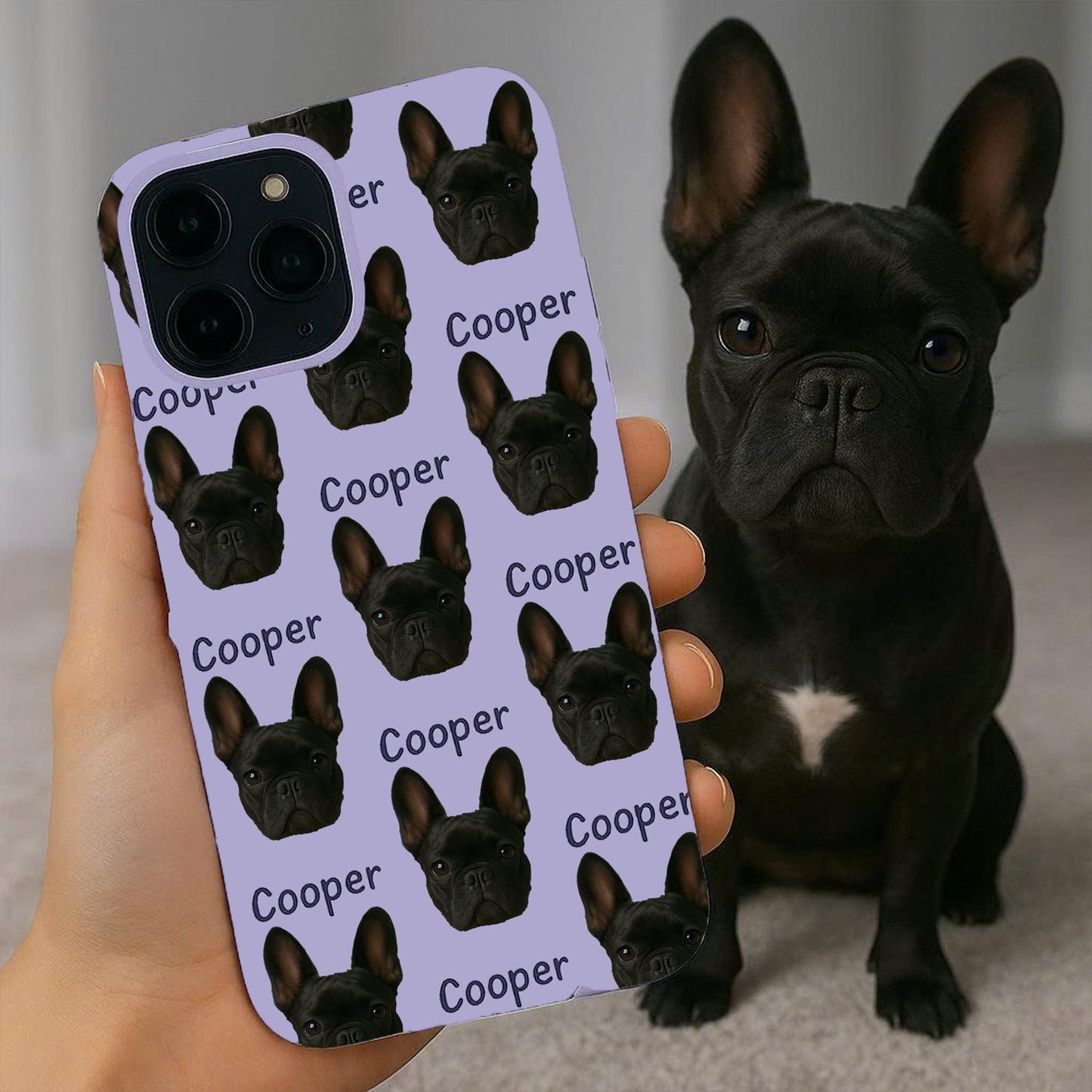 Custom Pet Phone Case – Dog Face or Pet Portrait on Your Phone, Custom Gift THUC993