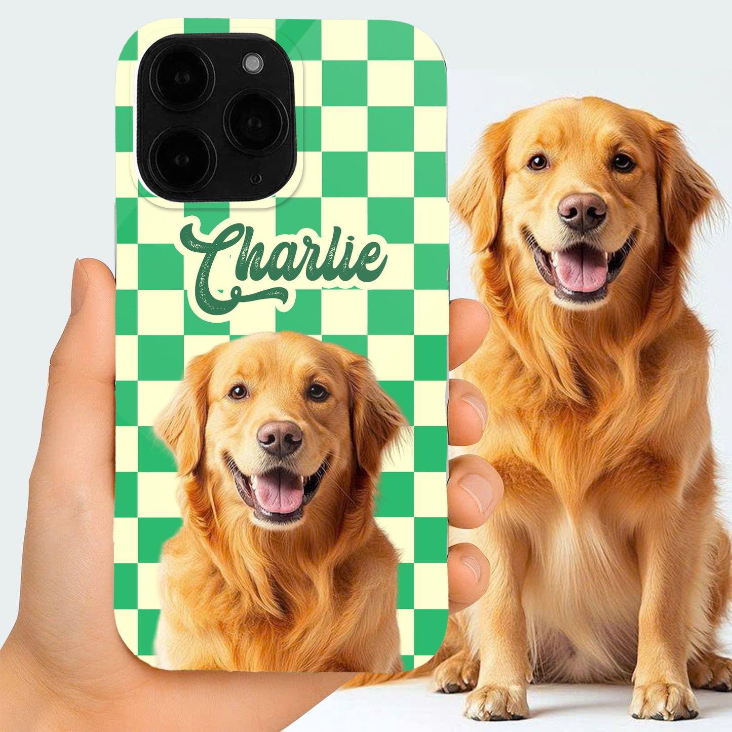 Custom Dog Photo Phone Case – Gift for Pet Parents, Dog and Cat Photo Case THUC992