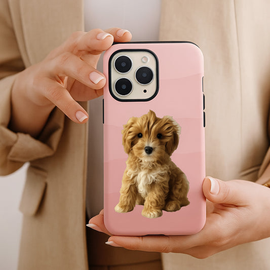 Custom Pet Picture Phone Case – Personalized Dog Lover Gift, Animal Memorial Phone Cover Pet Memorial, Animal Lovers