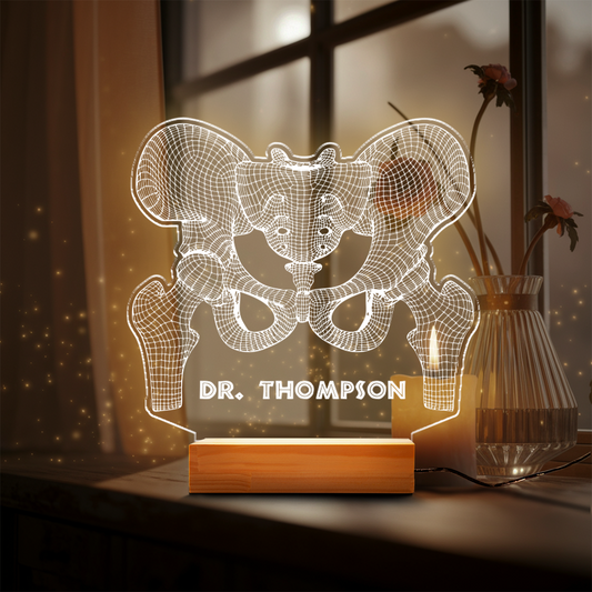 Aeluxlas Hips Bone Lamp Orthopedist Gift Hips Light Gift for Orthopedist Hips Night Lamp