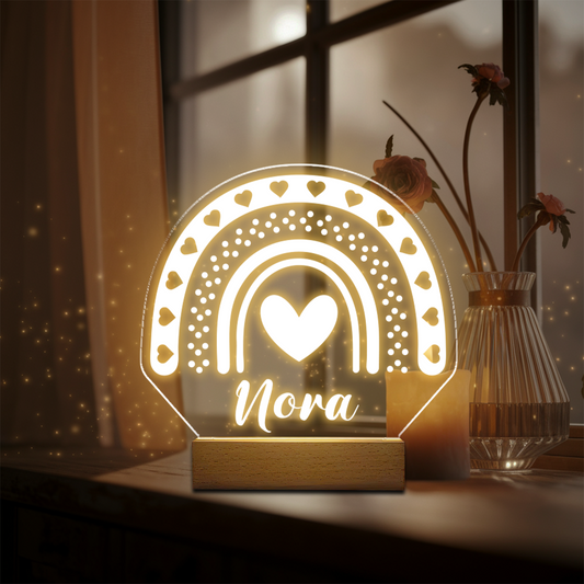 Aeluxlas Personalized Name Light, Children's Night Light, Baby Name Sign Lamp, Nursery Night Light, Gift for Kids, Gift for Her