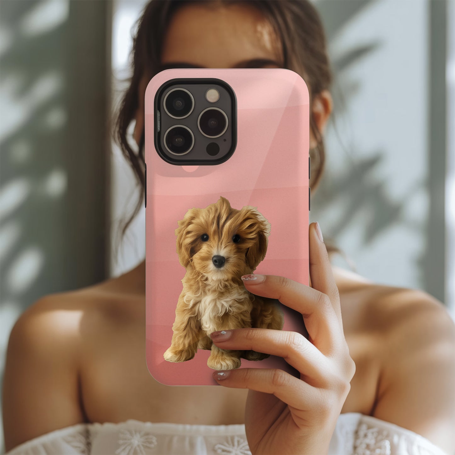 Custom Pet Picture Phone Case – Personalized Dog Lover Gift, Animal Memorial Phone Cover Pet Memorial, Animal Lovers